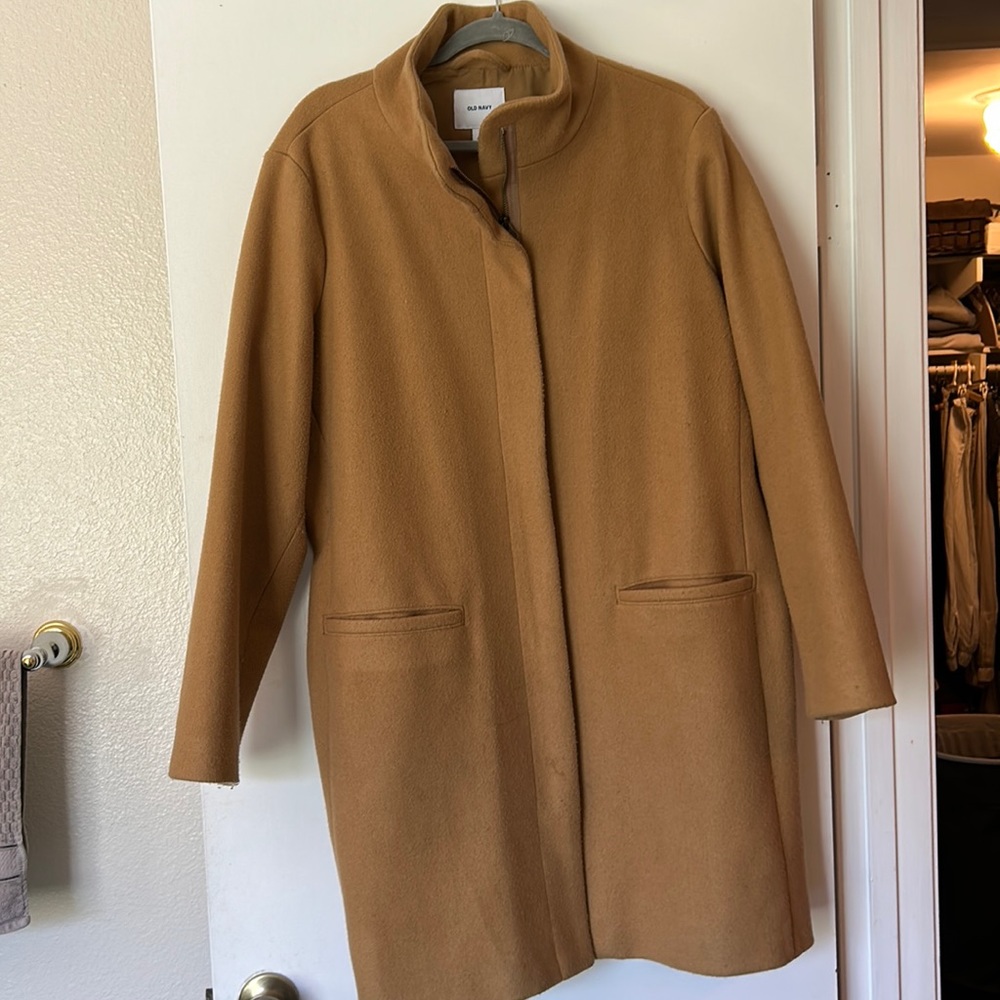 Old Navy camel Coat size XL